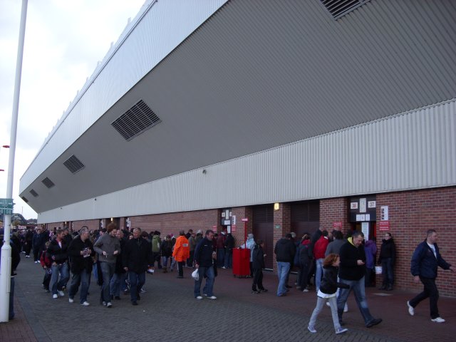 Rear of the East Stand